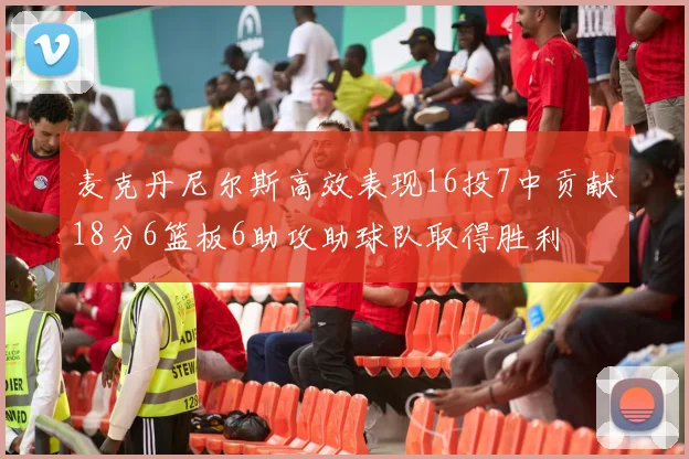 麦克丹尼尔斯高效表现16投7中贡献18分6篮板6助攻助球队取得胜利